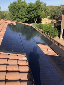 Clean solar panels in a Roseville gated community